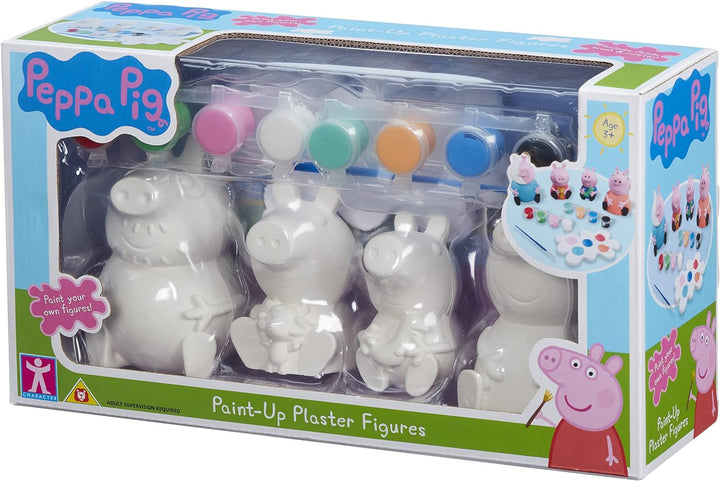 Peppa Pig Paint-Up Plaster Figures Set