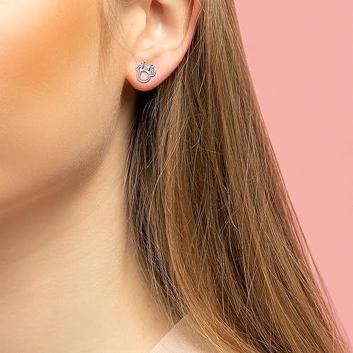Disney Pink Stone Set Minnie Mouse Earrings - Image 2