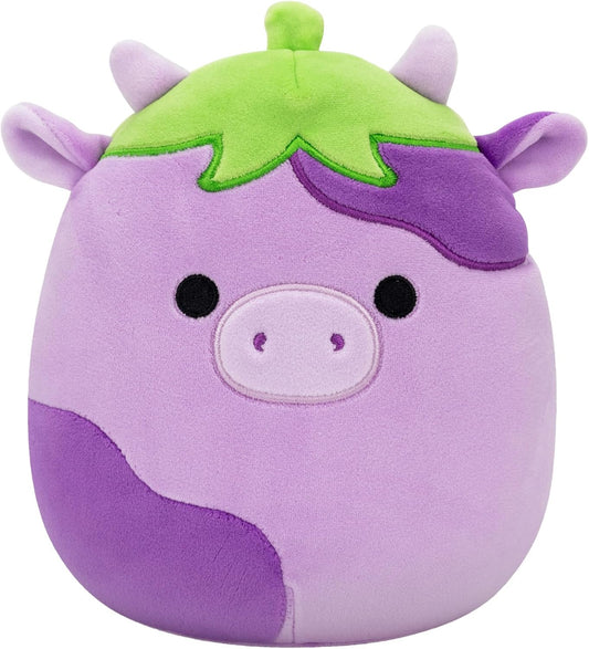 Squishmallows - 7.5'' Frederick The Eggplant Cow Plush, alternate view