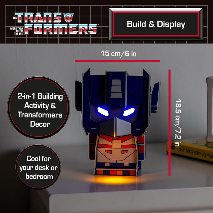 Transformers Optimus Prime Build A Bot Light Kit Figure