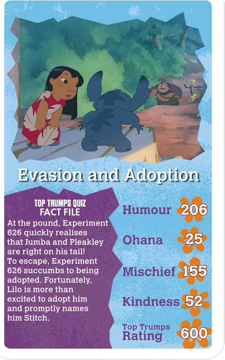 Top Trumps Disney Lilo And Stitch Special Edition Card Game