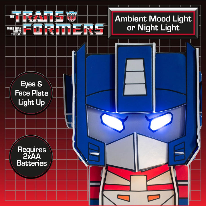 Transformers Optimus Prime Build A Bot Light Kit Figure