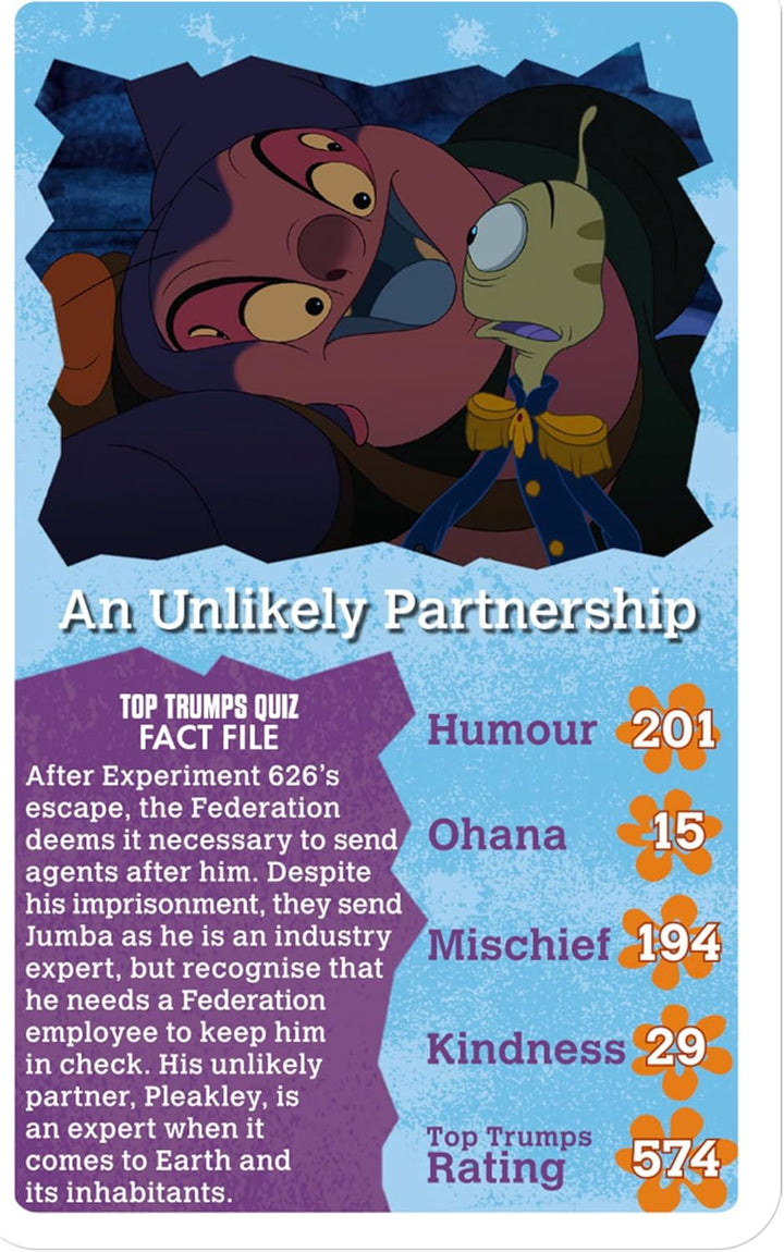 Top Trumps Disney Lilo And Stitch Special Edition Card Game