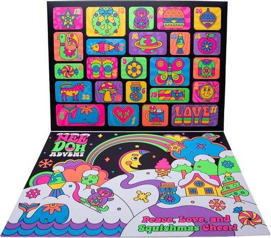 Schylling NeeDoh Squishmas Advent Calendar, alternate view
