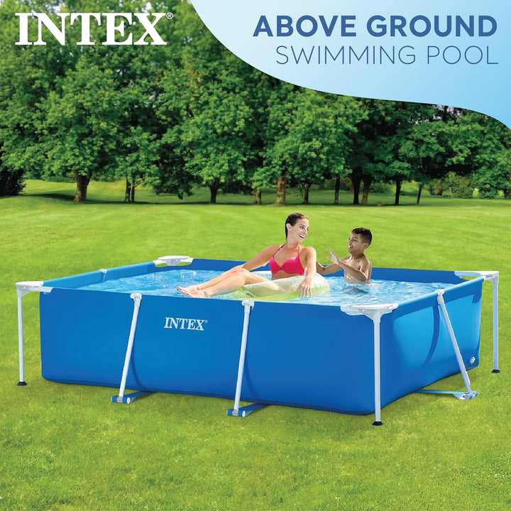 Intex 3m x 2m x 0.75m Metal Rectangular Frame Set Swimming Pool