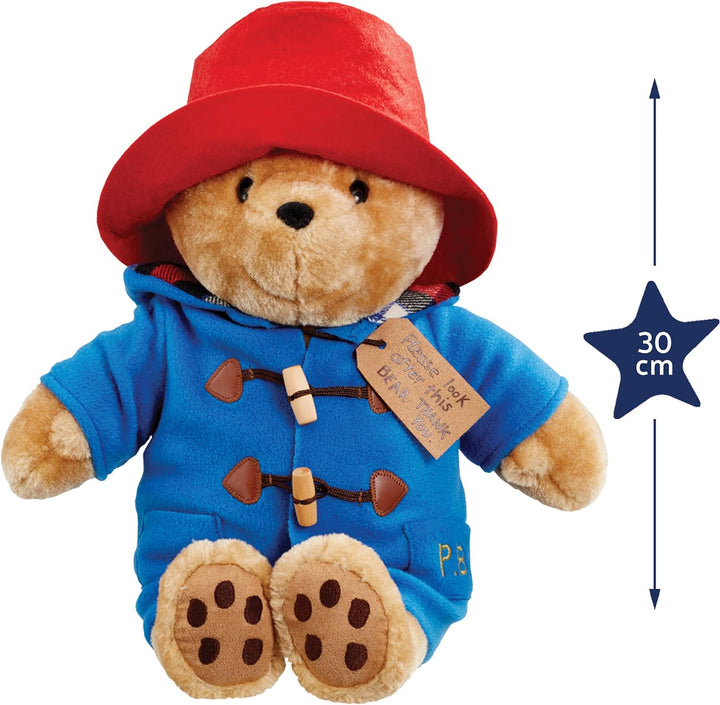 Large Cuddly Classic Paddington Bear 12" Plush