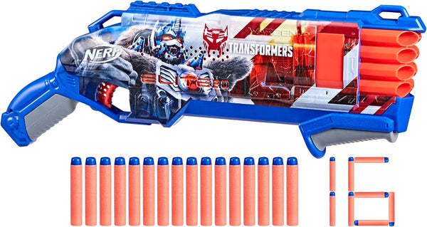 Optimus Primal Transformers Nerf Elite Dart Blaster