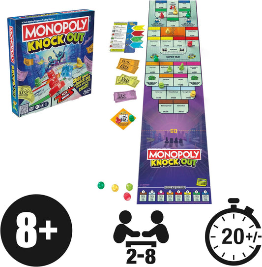 Monopoly Knock Out Board Game - Image 2