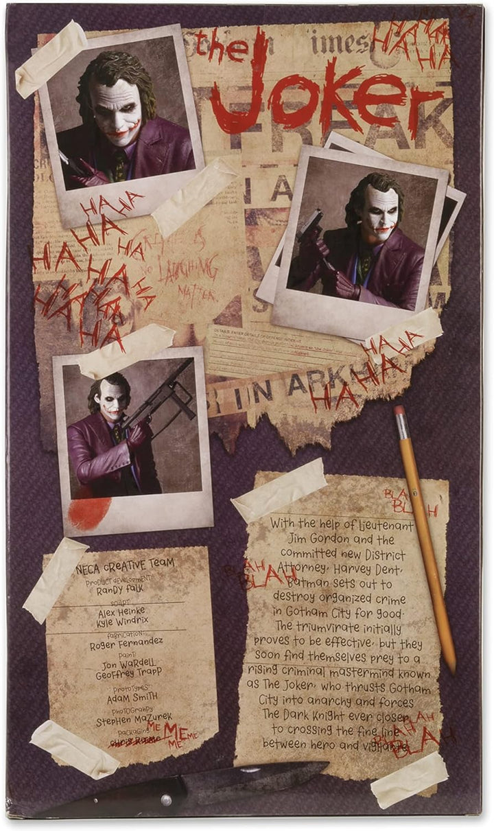 NECA The Dark Knight (Heath Ledger) The Joker 1/4 Scale Action Figure