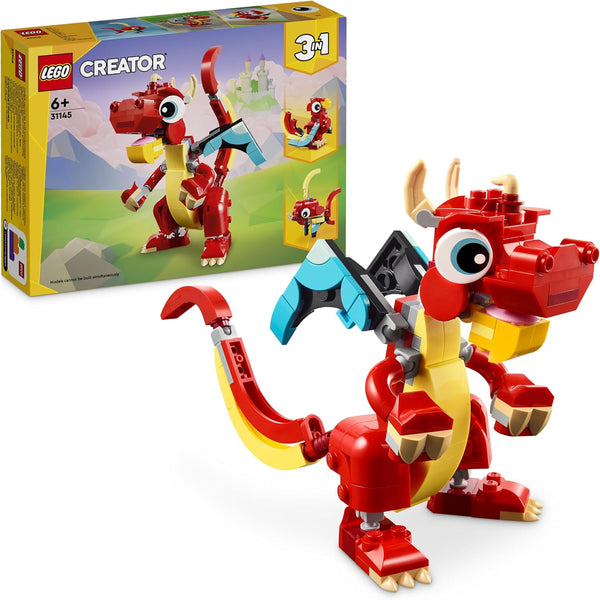 Red Dragon LEGO Creator 3-in-1 31145 Building Set
