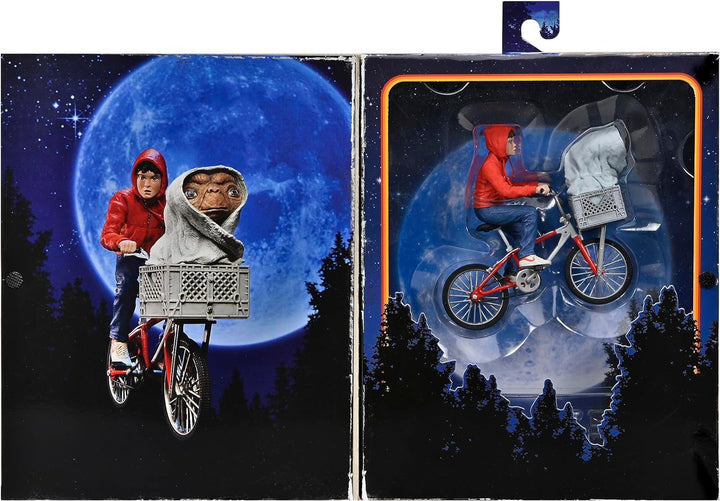 NECA E.T. 40th Anniversary Elliot & E.T. on Bicycle 7" Scale Action Figure
