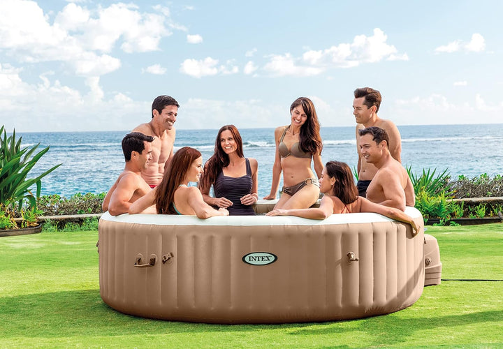 Intex PureSpa Bubble Round (8 Person) Inflatable Spa