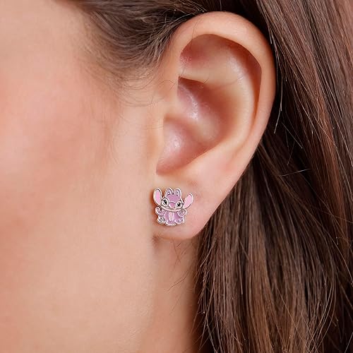 Disney Cubic Zirconia Stone Angel Stud Earrings - Image 2