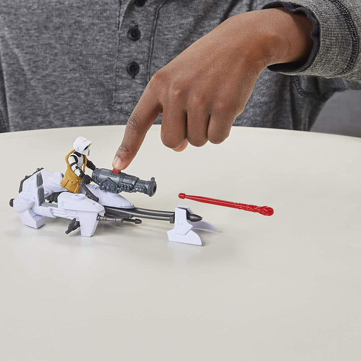 Star Wars Mission Fleet Biker Scout with Speeder