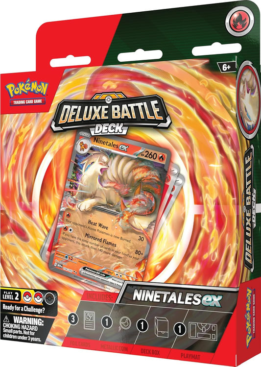 Pokemon TCG: Ninetales ex Deluxe Battle Deck, alternate view