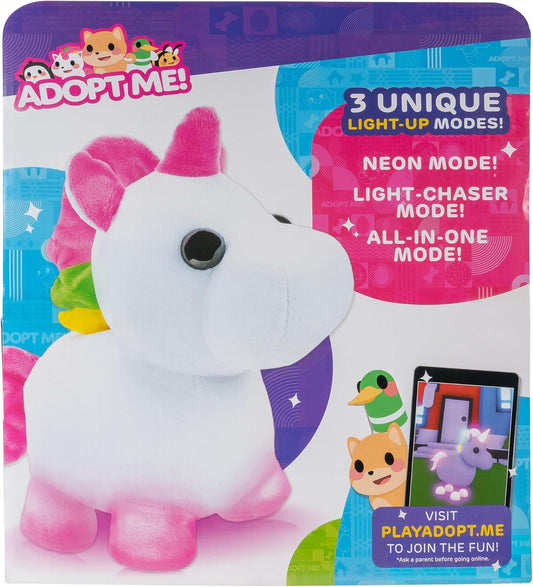Adopt Me! Neon Unicorn Light-Up Plush, alternate view