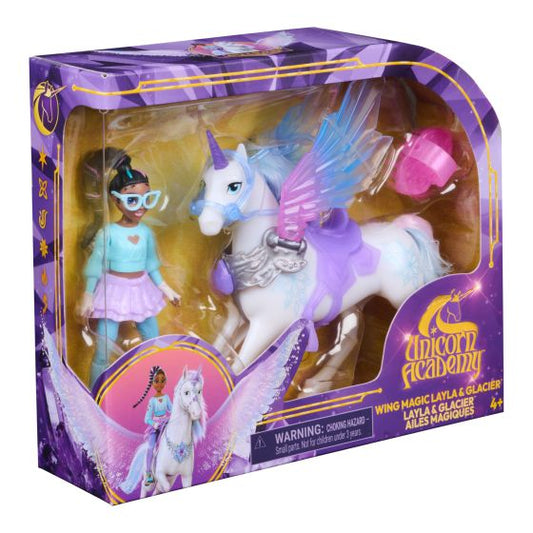 Unicorn Academy Wing Magic Layla and Gracier