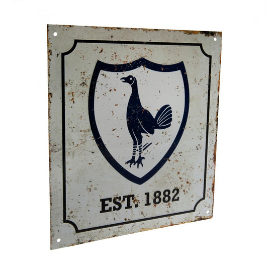 Tottenham Hotspur FC Retro Logo Sign, alternate view