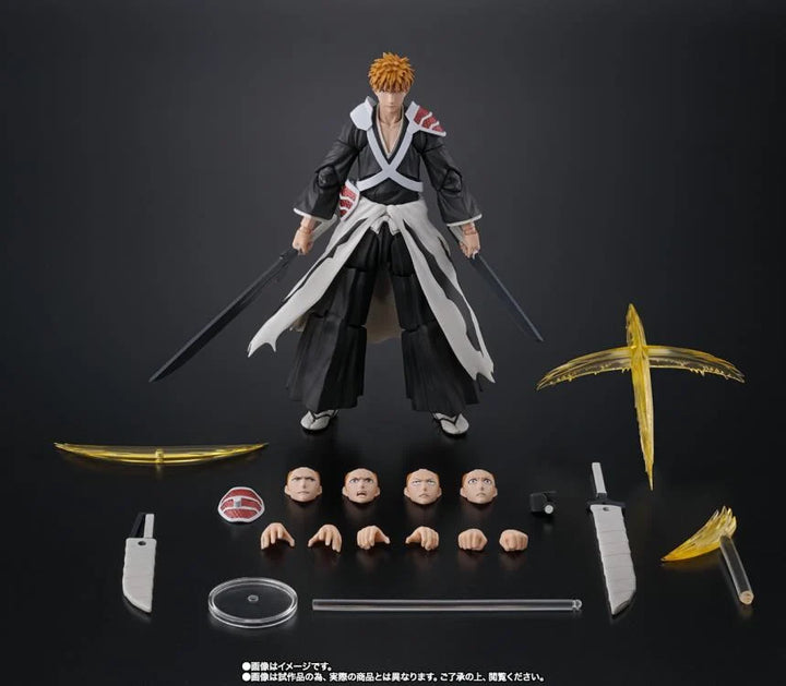 Bleach Thousand-Year Blood War S.H.Figuarts Ichigo Kurosaki (Dual Zangetsu) Action Figure
