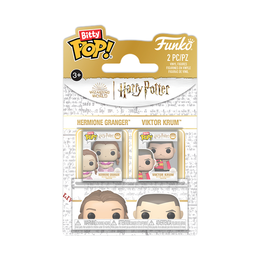 Bitty Pop! - Harry Potter GoF - Hermione & Krum 2 Pack - Image