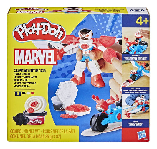 Play-Doh Marvel Captain America Moto-Slicer Playset - Image