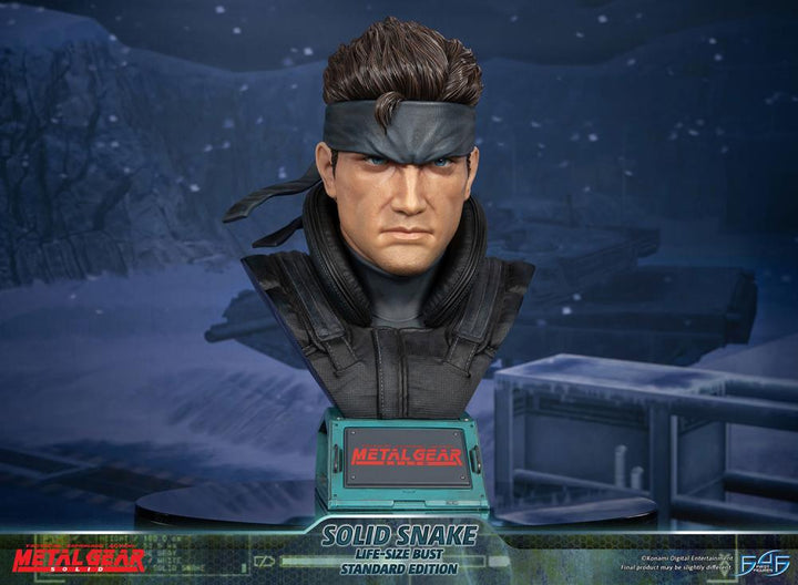 First4Figures Metal Gear Solid Solid Snake 1/1 Scale Life-Size Bust