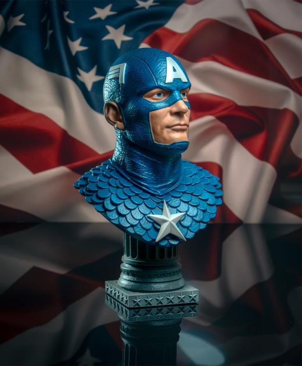 Marvel Legends in 3D Captain America 1/2 Scale Limited Edition Bust