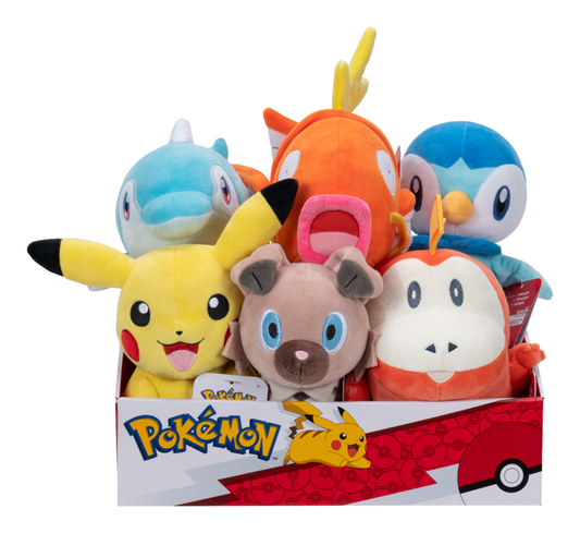 Pokemon 8 Plush Assortment, alternate view