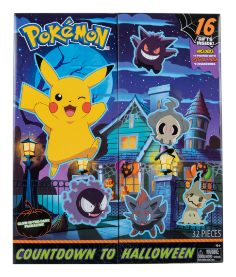 Pokemon Halloween Calendar, alternate view