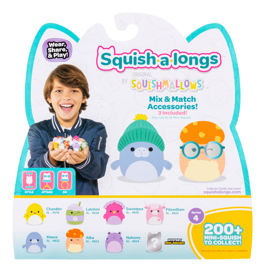 Squishalongs - 8 Pack (Style 2) W4, alternate view