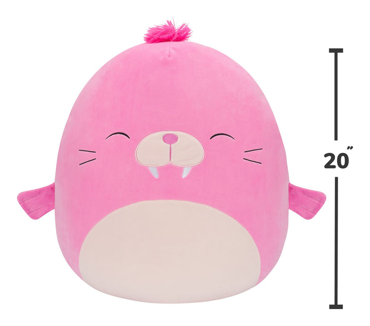 Squishmallows 20" Pepper the Pink Walrus Plush