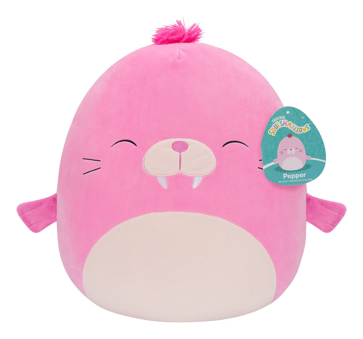 Squishmallows 20" Pepper the Pink Walrus Plush