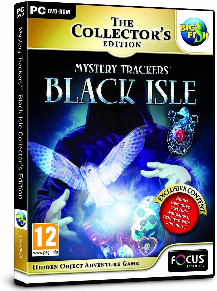 Mystery Trackers Black Isle Collector's Edition PC DVD Hidden Object Game
