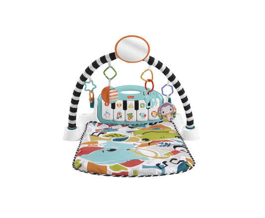 Fisher Price Glow and Grow Kick and Play Gym - Blue - Image