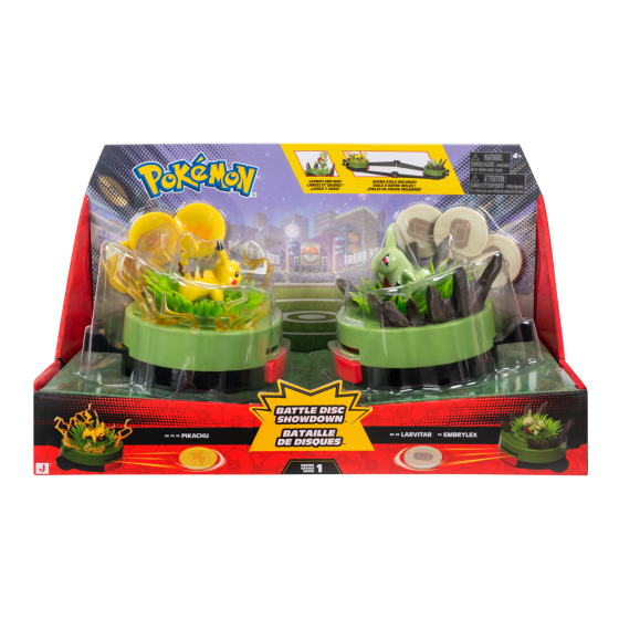 Pokemon - Battle Disc Showdown Pikachu & Larvitar – Infinity