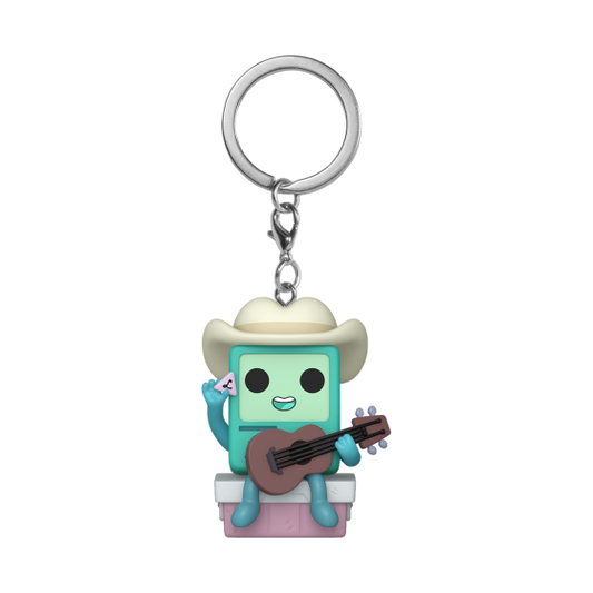 Pop Keychain Adventure Time Cowboy Bmo With Guitar