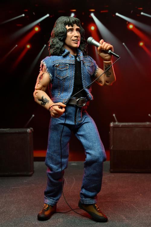 NECA AD/DC Bon Scott Highway To Hell 8" Clothed Action Figure