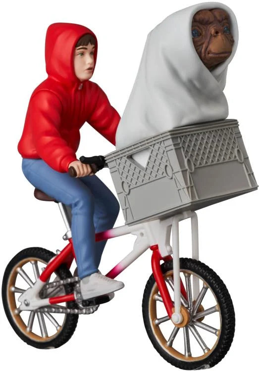 E.T. The Extra-Terrestrial Ultra Detail Figure No.801 E.T. & Elliot with Bicycle Figure