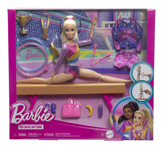 Barbie Gymnastics Playset with Doll