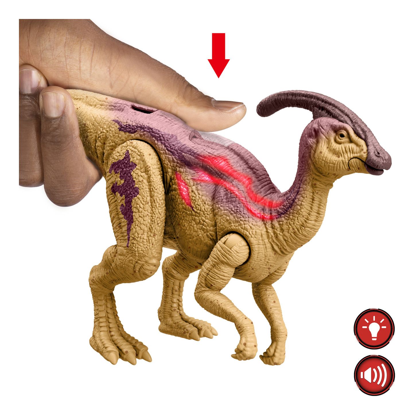 Jurassic World Wild Roar Parasaurolophus