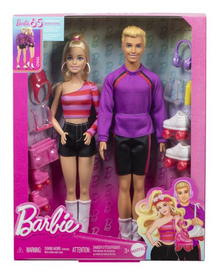 Barbie 65th Anniversary Barbie and Ken Fashionista 2 Pack