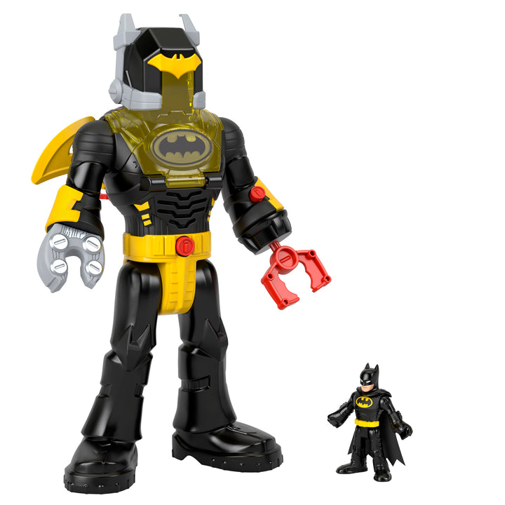Imaginext DC Super Friends Heroes Batman Insider Black 12" Scale Poseable Figure Set with Accessories