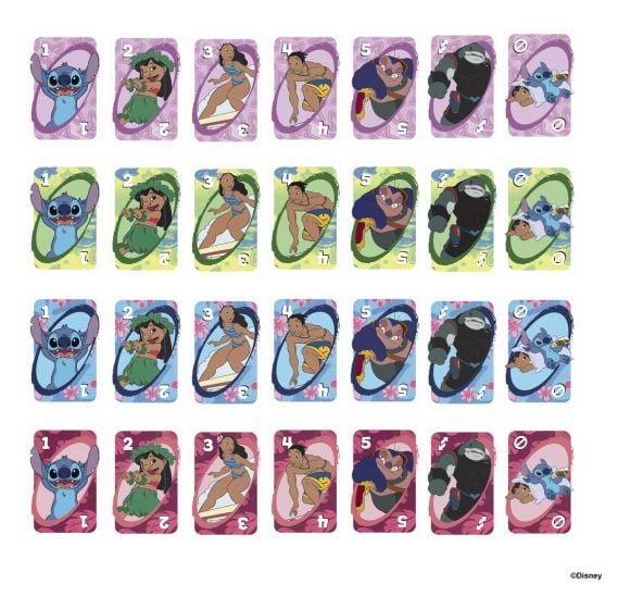 Uno Lilo And Stitch Card Game