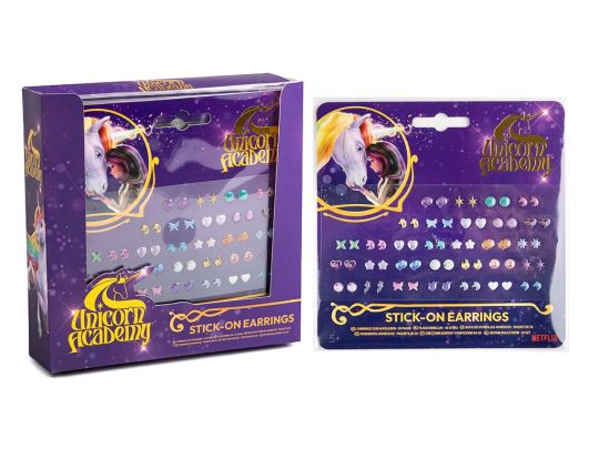 Unicorn Academy Stick On Earrings
