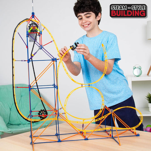 K'NEX Amazin' 8 Roller Coaster Building Set alternate view 2