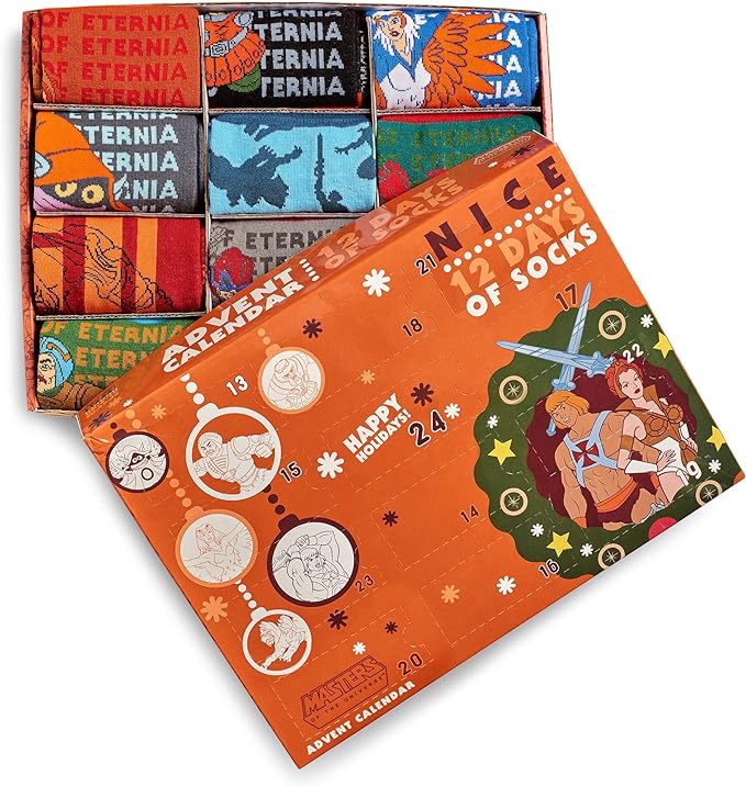 He-Man and the Masters Of The Universe ‘Nice’ 12 Days Of Socks Advent Calendar