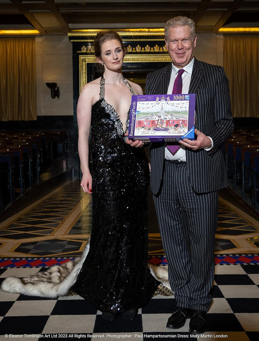 Coronation Capers by Eleanor Tomlinson Ravensburger 1000 Piece Jigsaw Puzzle alternate view 2