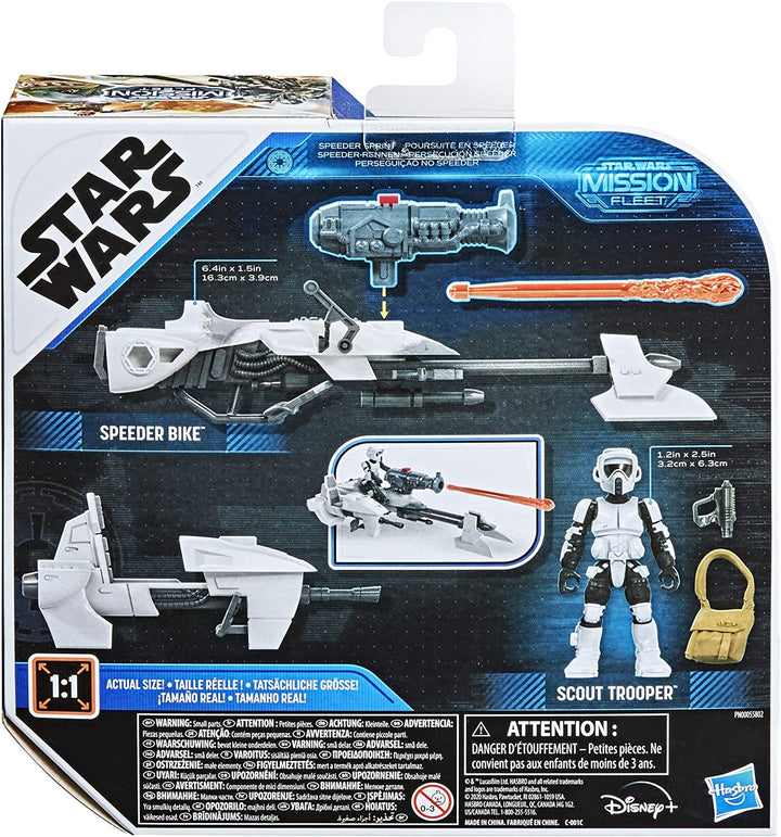 Star Wars Mission Fleet Biker Scout with Speeder