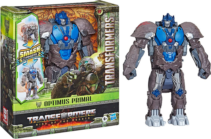Transformers Rise of the Beasts Smash Changer Optimus Primal Figure