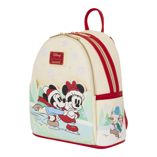 Loungefly - Mickey & Friends Ice Skating Mini Backpack